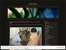 Tablet Screenshot of goldenspiral.wordpress.com