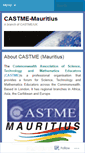 Mobile Screenshot of castmemauritius.wordpress.com