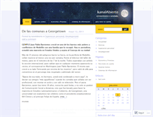 Tablet Screenshot of kanalabierto.wordpress.com