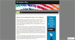 Desktop Screenshot of billgaines46.wordpress.com