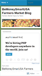 Mobile Screenshot of bemoneysmartfarmersmarket.wordpress.com