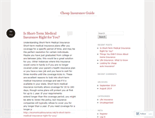 Tablet Screenshot of insuranceguided.wordpress.com