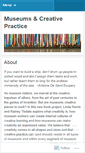 Mobile Screenshot of museumsandcreativepractice.wordpress.com