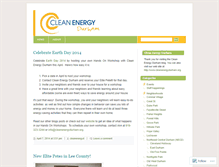 Tablet Screenshot of cleanenergydurham.wordpress.com