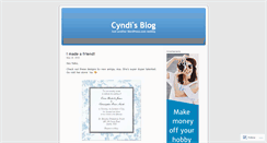 Desktop Screenshot of cyn415.wordpress.com