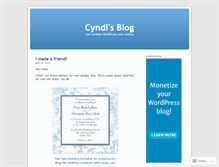 Tablet Screenshot of cyn415.wordpress.com