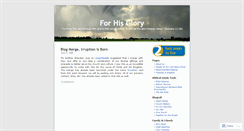 Desktop Screenshot of 4hisglory.wordpress.com