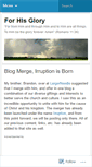 Mobile Screenshot of 4hisglory.wordpress.com