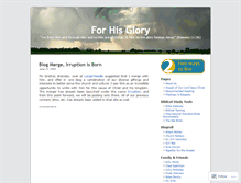 Tablet Screenshot of 4hisglory.wordpress.com