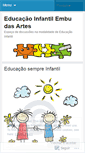 Mobile Screenshot of educacaosempreinfantil.wordpress.com