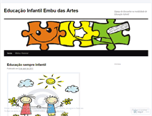 Tablet Screenshot of educacaosempreinfantil.wordpress.com