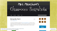 Desktop Screenshot of mrsmeachamclassroom.wordpress.com