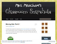 Tablet Screenshot of mrsmeachamclassroom.wordpress.com