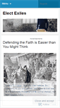 Mobile Screenshot of electexiles.wordpress.com