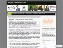 Tablet Screenshot of aesopsvetcare.wordpress.com