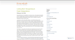 Desktop Screenshot of itsmyonlyjob.wordpress.com