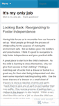 Mobile Screenshot of itsmyonlyjob.wordpress.com