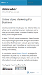Mobile Screenshot of delnewber.wordpress.com