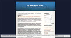 Desktop Screenshot of enbuscadelexito.wordpress.com