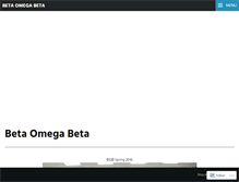 Tablet Screenshot of betaomegabeta.wordpress.com