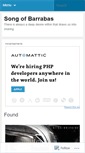 Mobile Screenshot of barrabas.wordpress.com