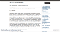Desktop Screenshot of notimpressed.wordpress.com