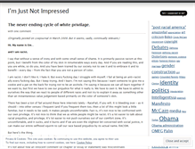 Tablet Screenshot of notimpressed.wordpress.com