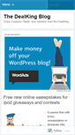 Mobile Screenshot of dealking.wordpress.com