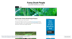 Desktop Screenshot of funnydrunkpeople.wordpress.com