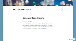 Desktop Screenshot of cockneycoder.wordpress.com