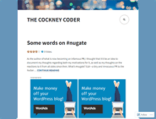 Tablet Screenshot of cockneycoder.wordpress.com