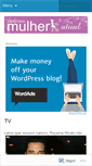 Mobile Screenshot of cadernomulheratual.wordpress.com
