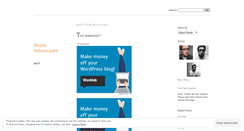 Desktop Screenshot of martawesselhoff.wordpress.com