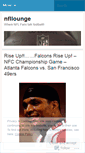 Mobile Screenshot of nfllounge.wordpress.com