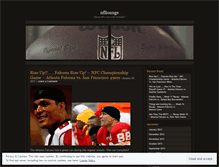 Tablet Screenshot of nfllounge.wordpress.com