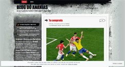 Desktop Screenshot of blogdoananias.wordpress.com