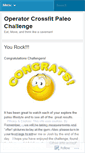 Mobile Screenshot of operatorcrossfitpaleo2011.wordpress.com