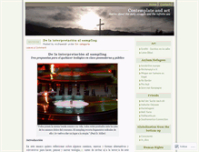 Tablet Screenshot of contemplact.wordpress.com
