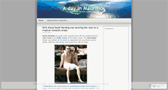 Desktop Screenshot of mauritiushotelsmu.wordpress.com