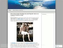 Tablet Screenshot of mauritiushotelsmu.wordpress.com