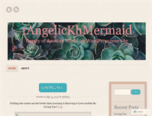 Tablet Screenshot of 1angelicmermaid.wordpress.com