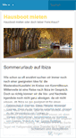 Mobile Screenshot of hausbootmieten.wordpress.com