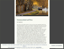Tablet Screenshot of hausbootmieten.wordpress.com