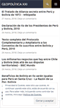 Mobile Screenshot of geopoliticaxxi.wordpress.com
