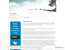 Tablet Screenshot of nymphsis.wordpress.com