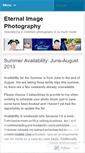 Mobile Screenshot of eternalimagephoto.wordpress.com