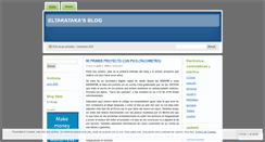 Desktop Screenshot of eltakataka.wordpress.com