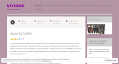 Desktop Screenshot of nevricosi.wordpress.com