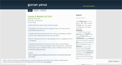 Desktop Screenshot of gurcanyavuz.wordpress.com