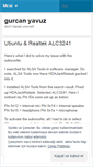 Mobile Screenshot of gurcanyavuz.wordpress.com